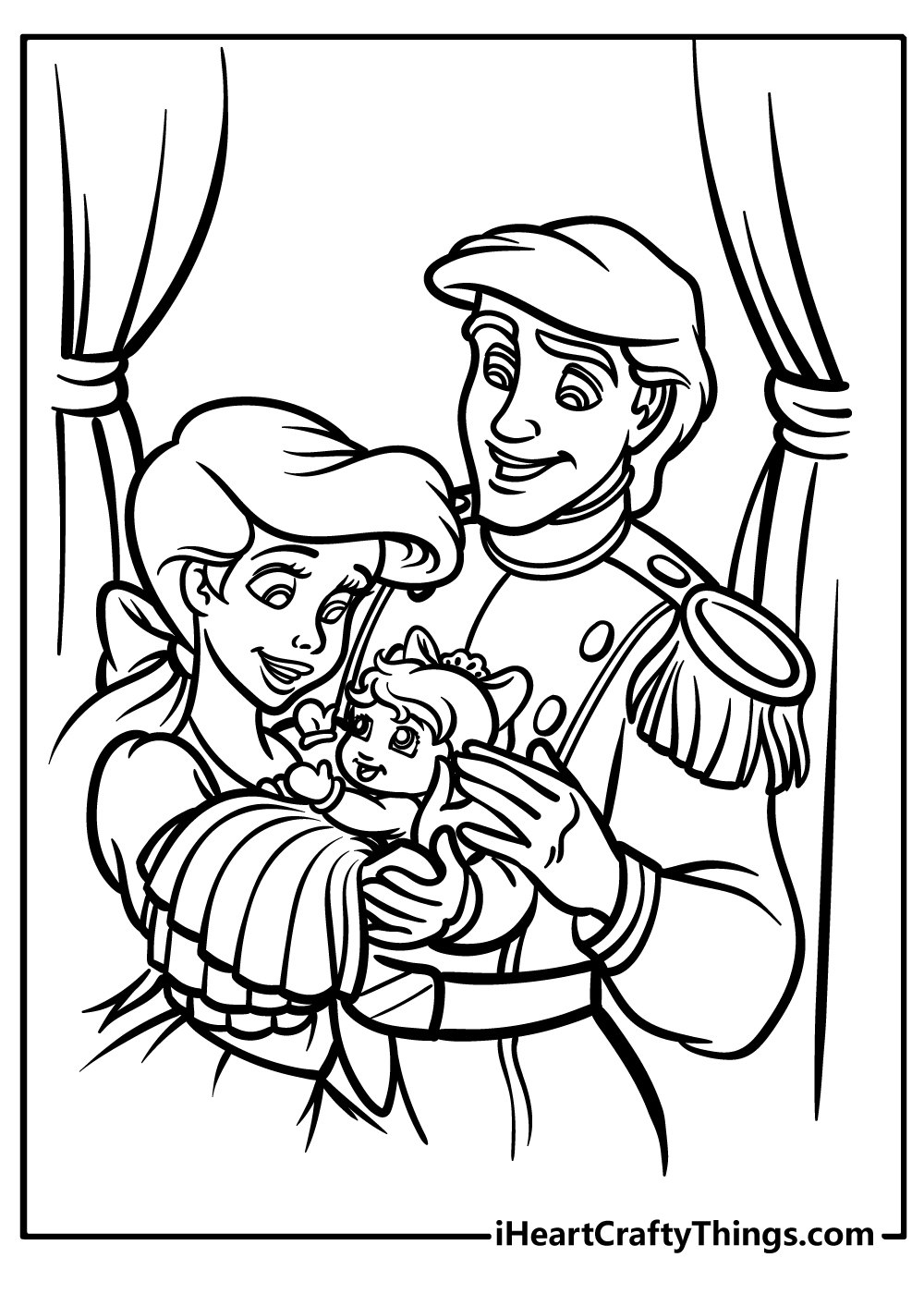 Free Printable Princess Ariel Coloring Pages Printable Templates