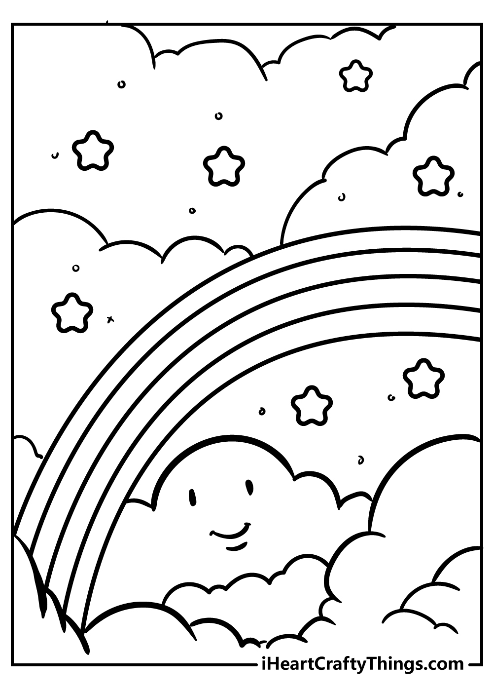 Free Printable Rainbow Coloring Pages For Kids Free Printable Rainbow Coloring Pages For Kids