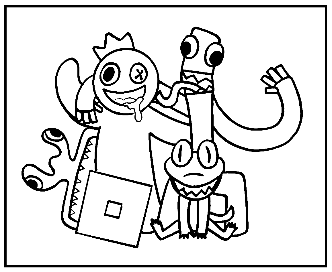Free Printable Rainbow Friends Coloring Pages Printable And Enjoyable Free Printable Rainbow Friends Coloring Pages Printable And Enjoyable