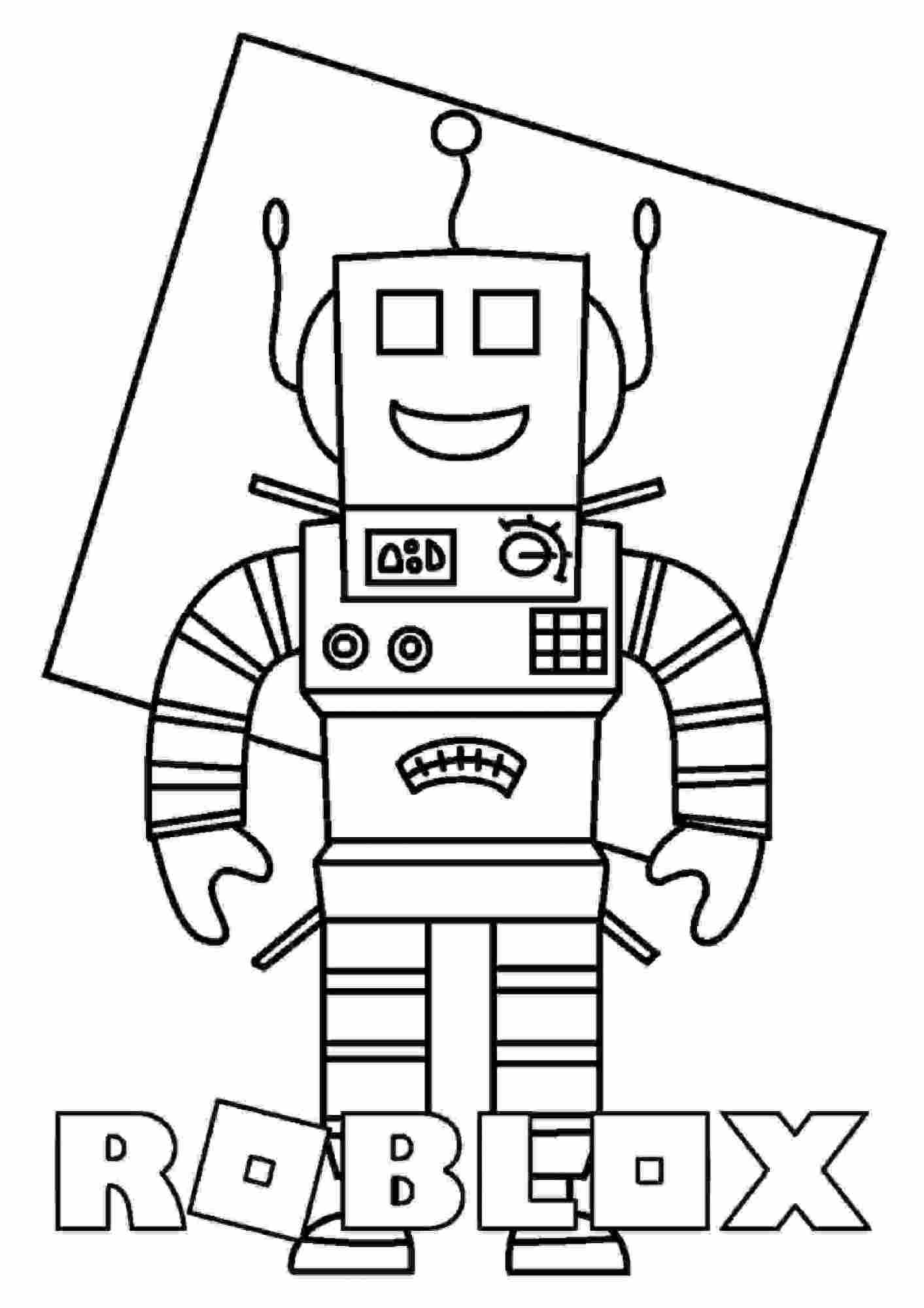 Free Printable Roblox Coloring Pages Free Printable Roblox Coloring Pages
