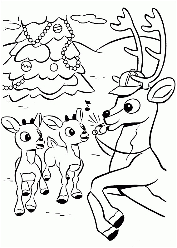 Free Printable Rudolph Coloring Pages For Kids Free Printable Rudolph Coloring Pages For Kids