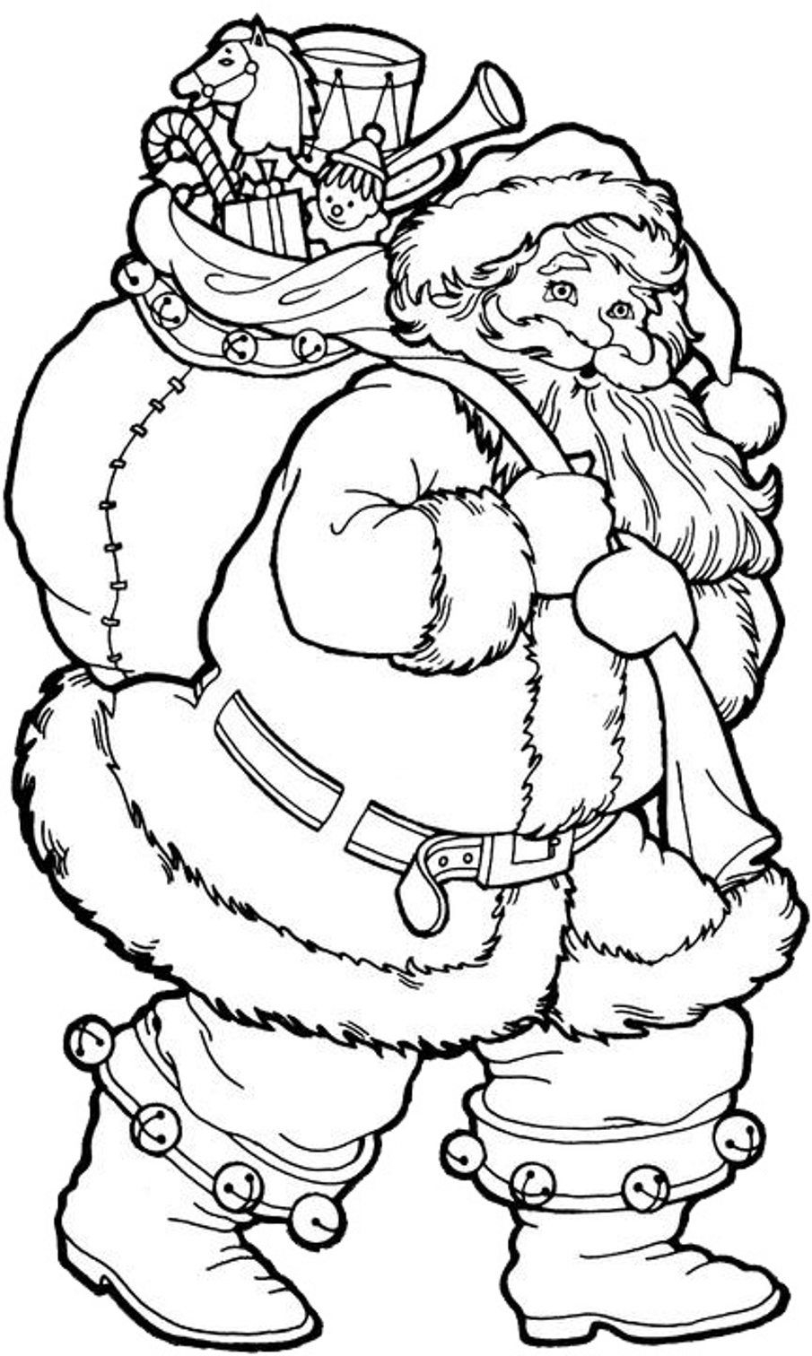 Free Printable Santa Claus Coloring Pages Free Printable Santa Claus Coloring Pages
