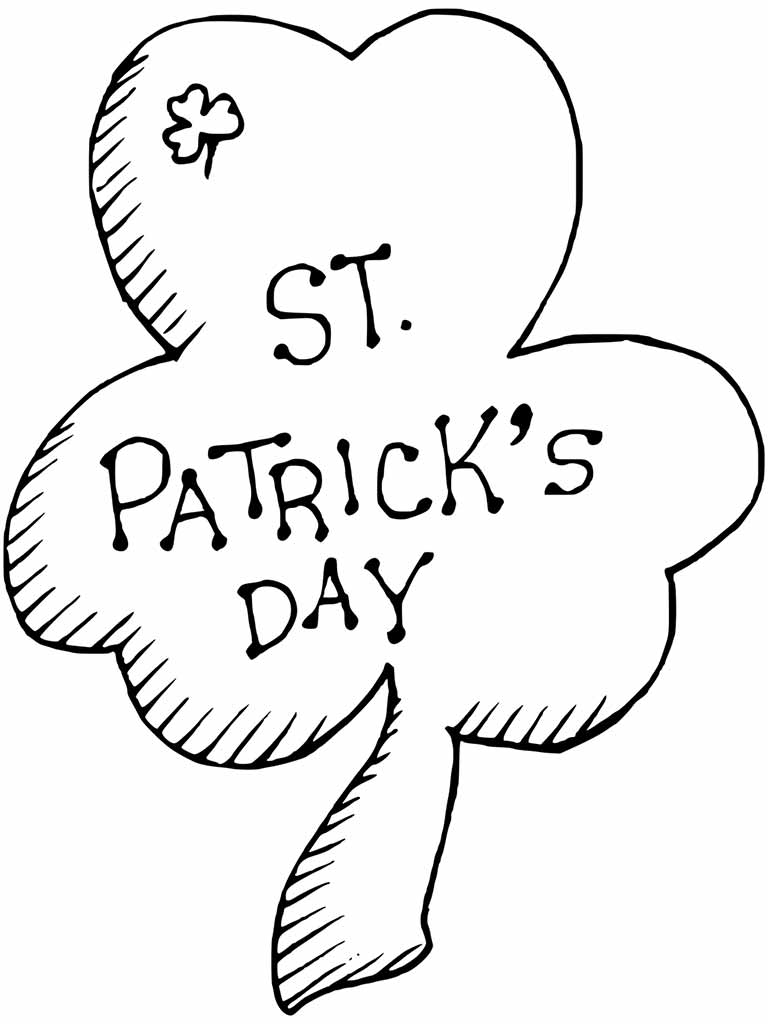 Free Printable Shamrock Coloring Pages For Kids Tomas Rosprim