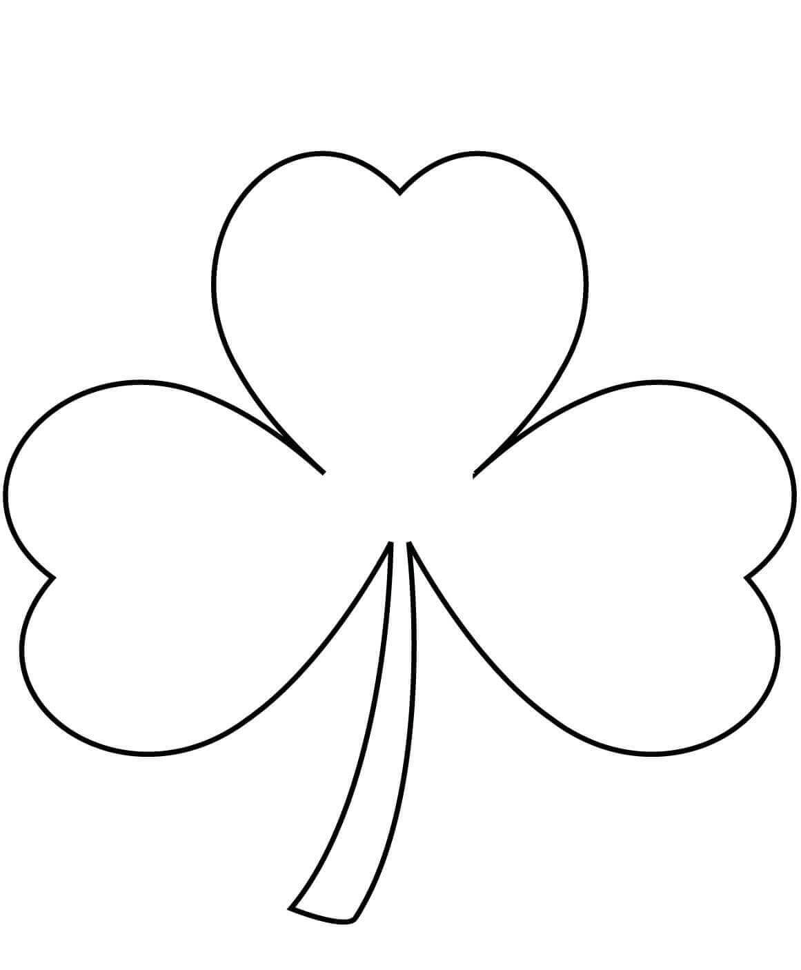 Free Printable Shamrock Coloring Pages Printable Word Searches Free Printable Shamrock Coloring Pages Printable Word Searches