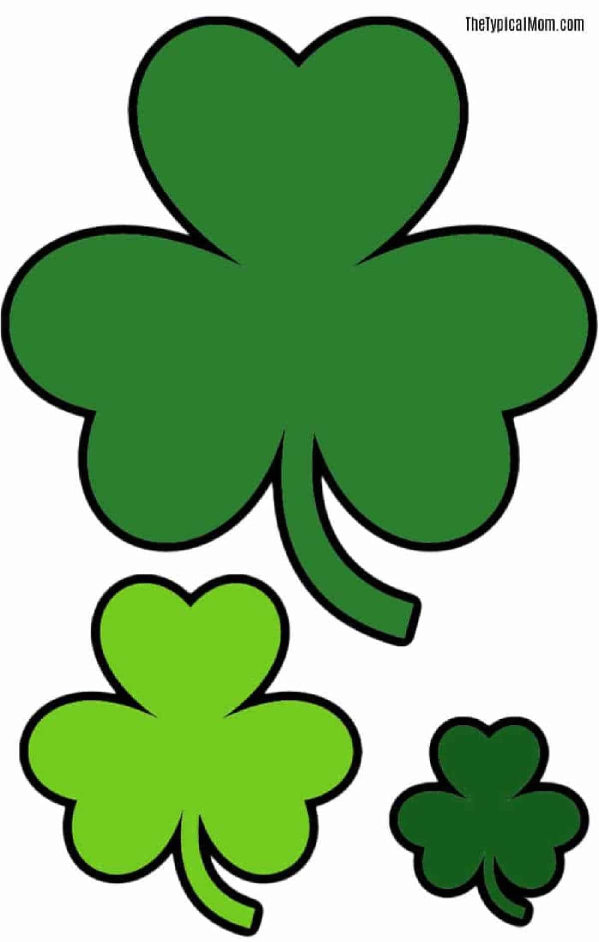 Free Printable Shamrock Coloring Pages Shamrock Templates Free Printable Shamrock Coloring Pages Shamrock Templates