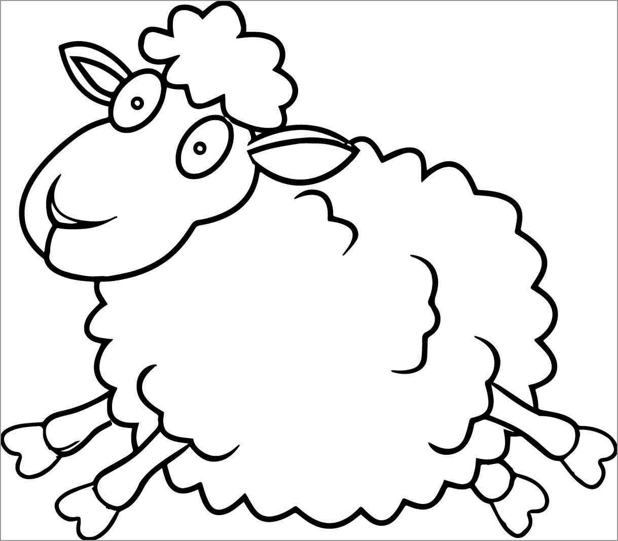 Free Printable Sheep Coloring Pages Free Printable Sheep Coloring Pages