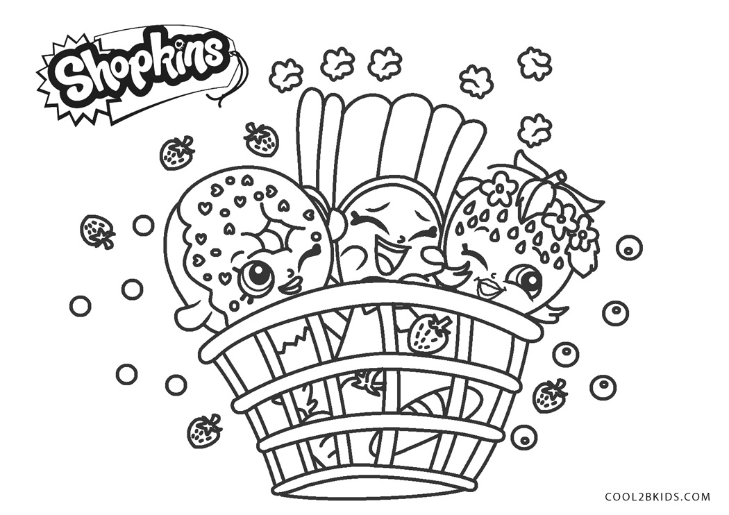 Free Printable Shopkins Coloring Pages