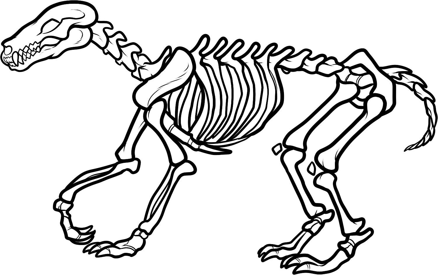 Free Printable Skeleton Coloring Pages For Kids Free Printable Skeleton Coloring Pages For Kids