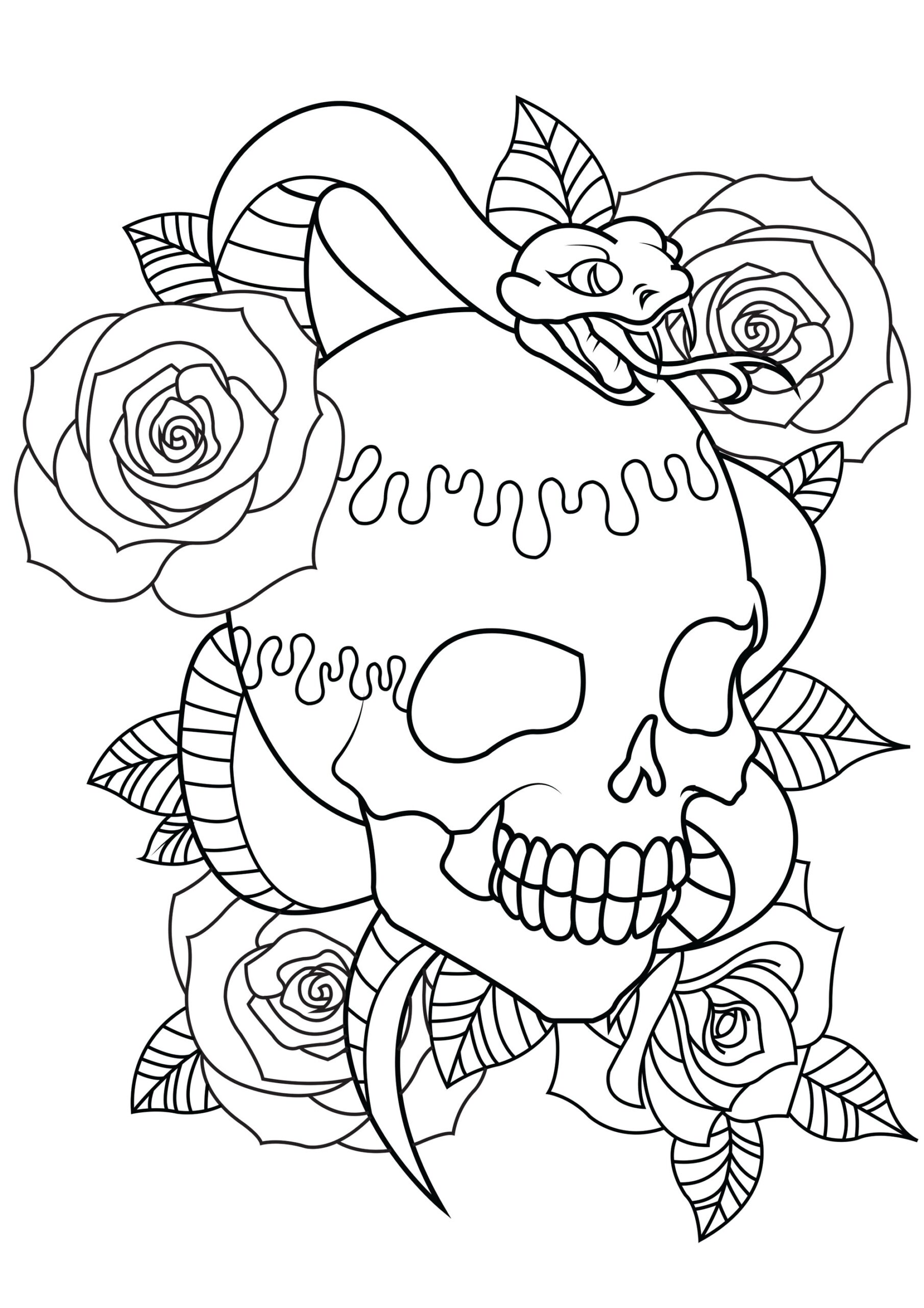 Printable Coloring Pages Of Skulls Printable Coloring Pages Of Skulls