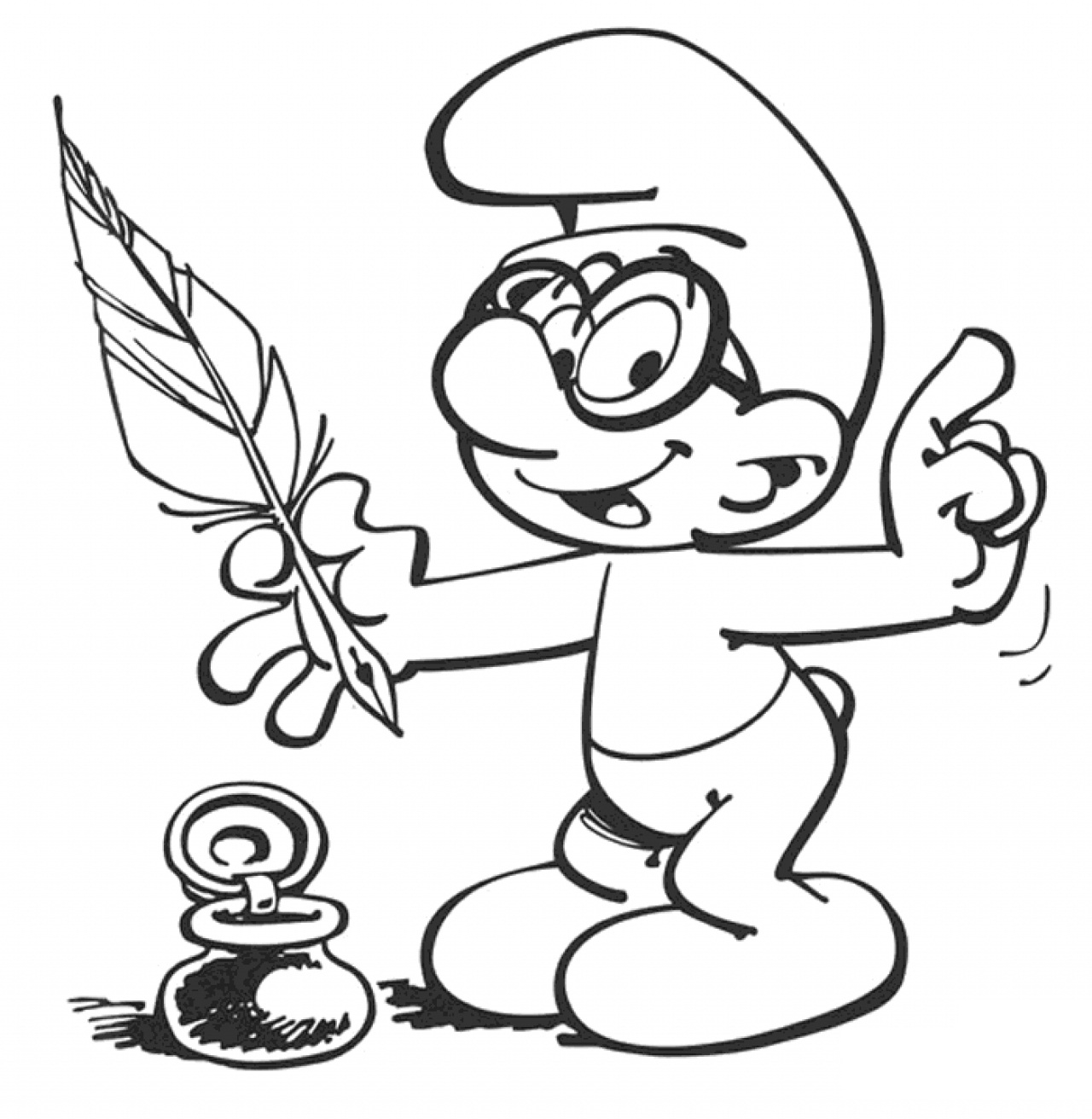 Free Printable Smurf Coloring Pages For Kids Free Printable Smurf Coloring Pages For Kids