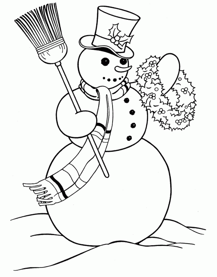Free Printable Snowman Coloring Pages For Kids Free Printable Snowman Coloring Pages For Kids