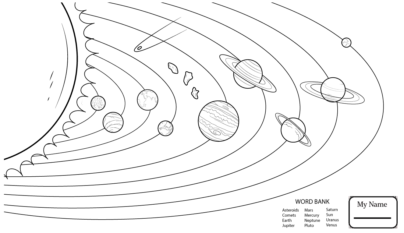 Free Printable Solar System Coloring Pages Francesco Printable Free Printable Solar System Coloring Pages Francesco Printable