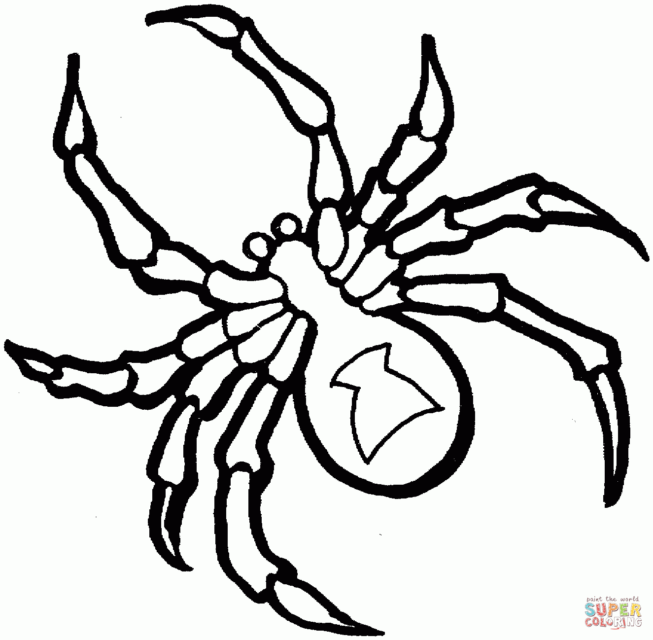 Free Printable Spider Coloring Pages Printable Word Searches Free Printable Spider Coloring Pages Printable Word Searches