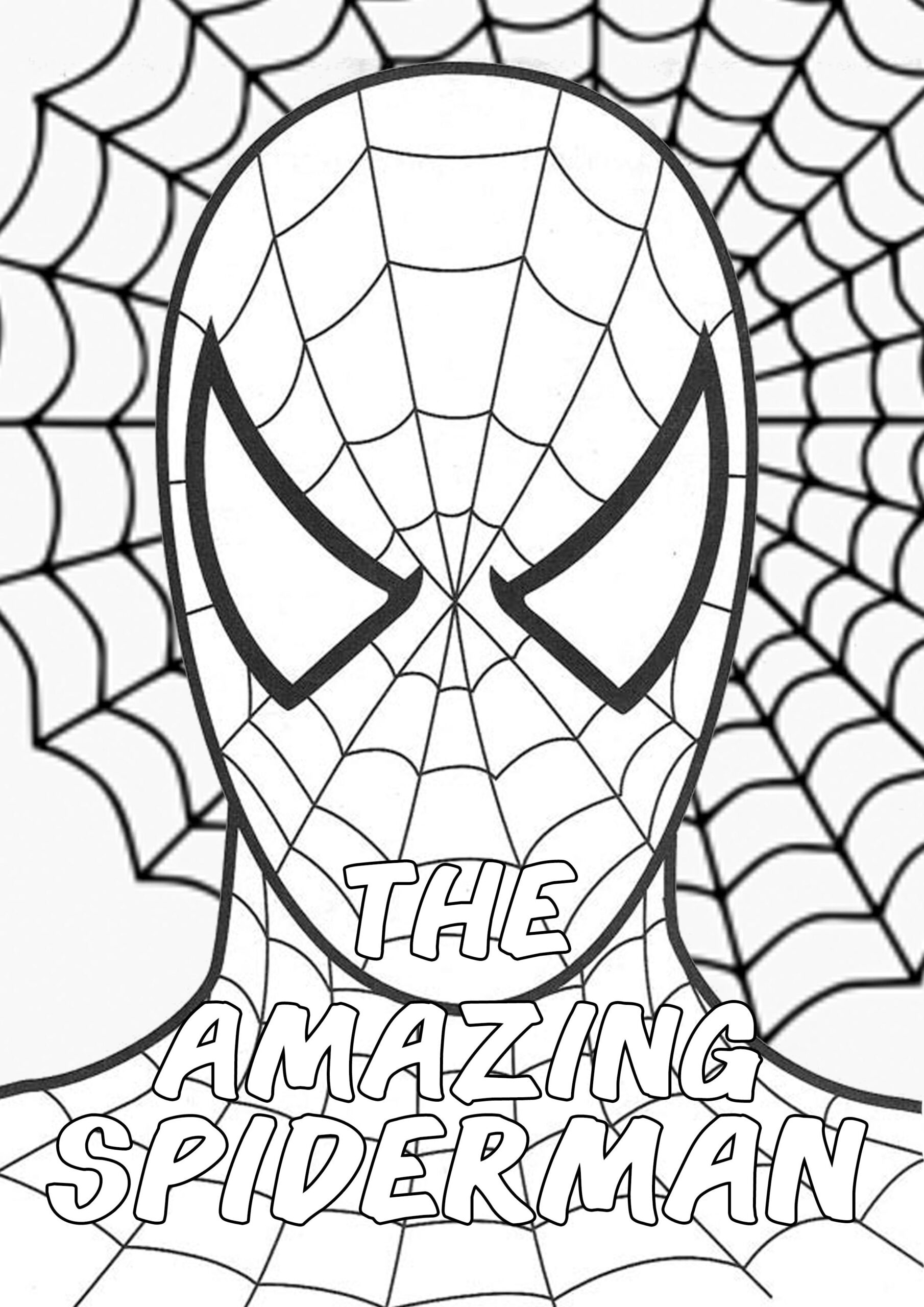 Free Printable Spiderman Color Pages TheCreativeCanvas
