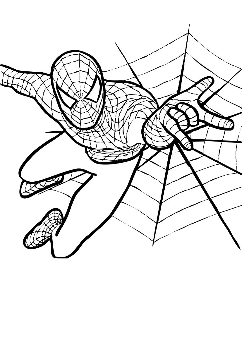 Spiderman Coloring Pages Printable