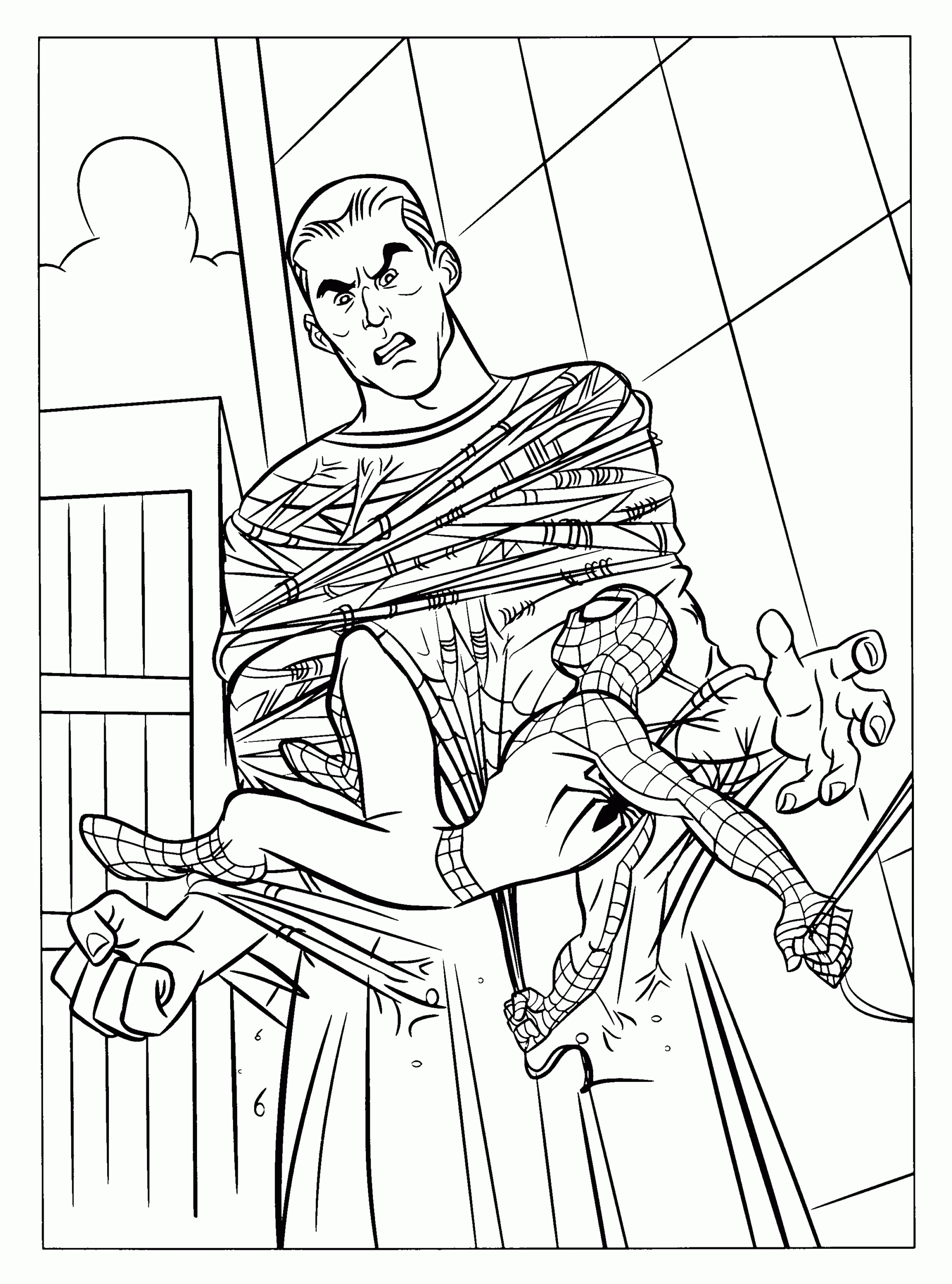Free Printable Spiderman Coloring Pages Free Printable Spiderman Coloring Pages