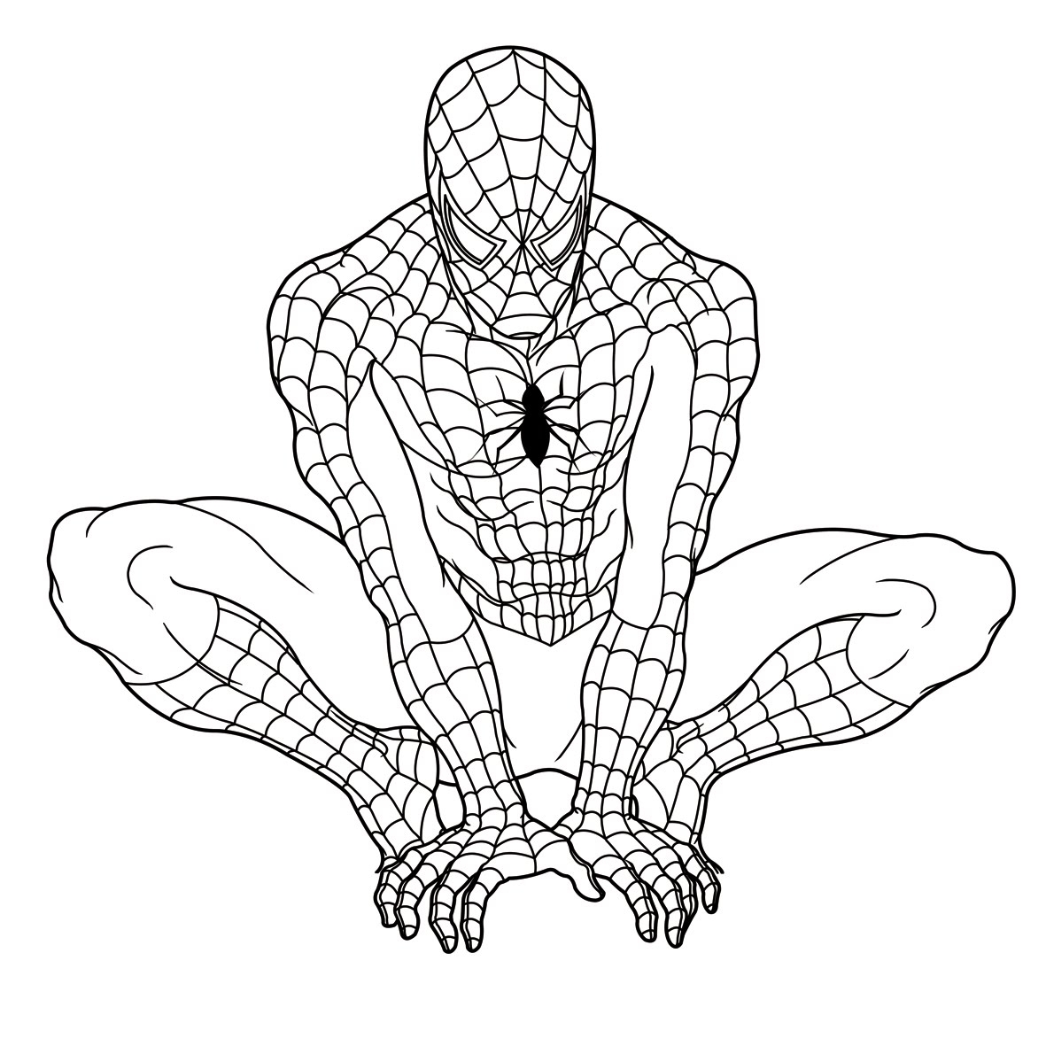 Free Printable Spiderman Coloring Pages For Kids Free Printable Spiderman Coloring Pages For Kids