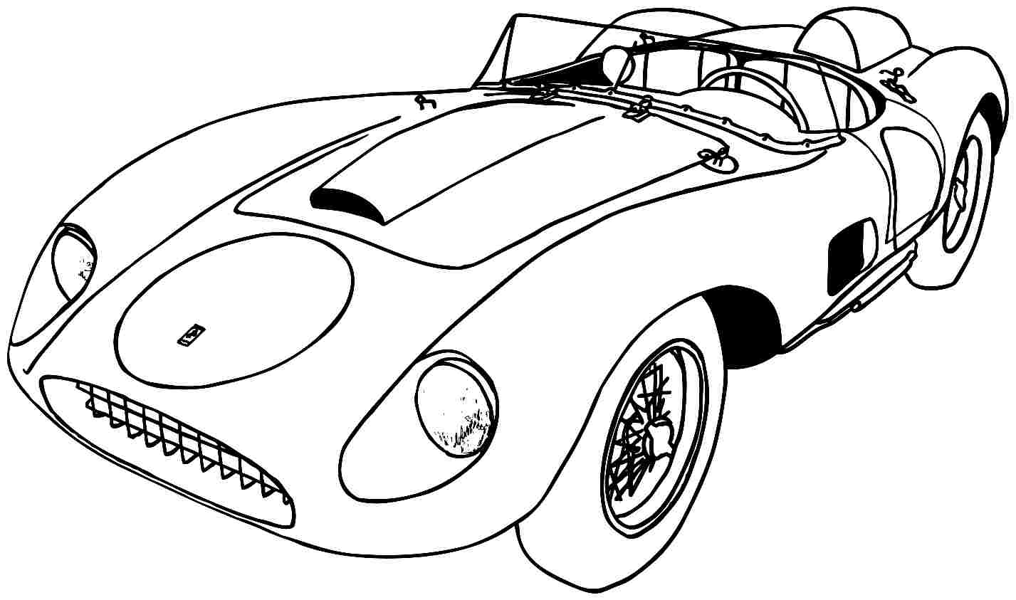 Free Printable Sports Car Coloring Pages Printable Templates