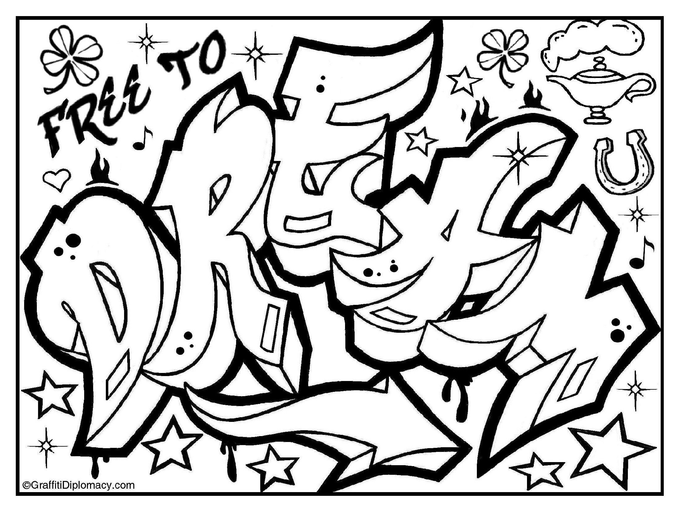 Free Printable Street Art Graffiti Coloring Pages Printable Calendars Free Printable Street Art Graffiti Coloring Pages Printable Calendars