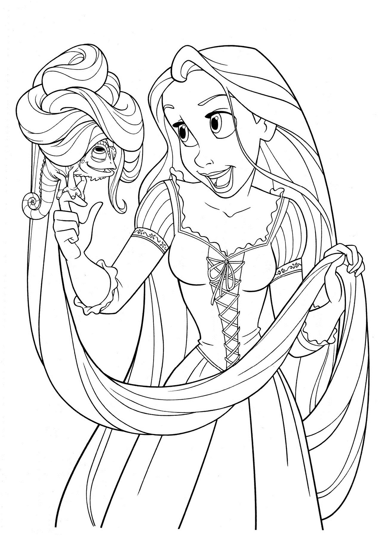 Free Printable Tangled Coloring Pages Free Printable Tangled Coloring Pages