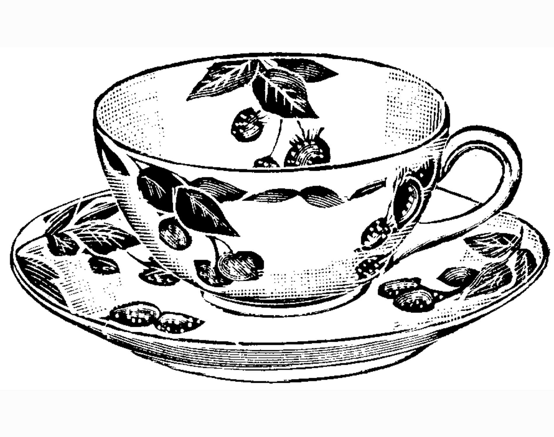 Free Printable Tea Cup Coloring Pages Free Printable A To Z Free Printable Tea Cup Coloring Pages Free Printable A To Z