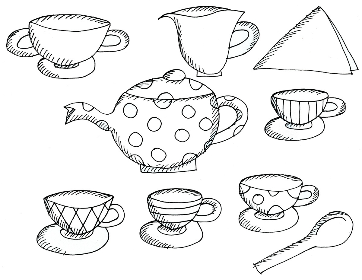 Free Printable Tea Cup Coloring Pages Free Printable A To Z Free Printable Tea Cup Coloring Pages Free Printable A To Z