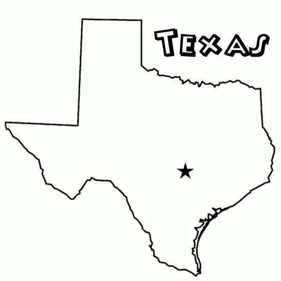 Free Printable Texas Coloring Pages Printable Templates