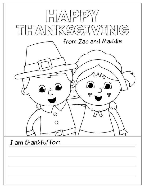 Thanksgiving Coloring Pages Printable