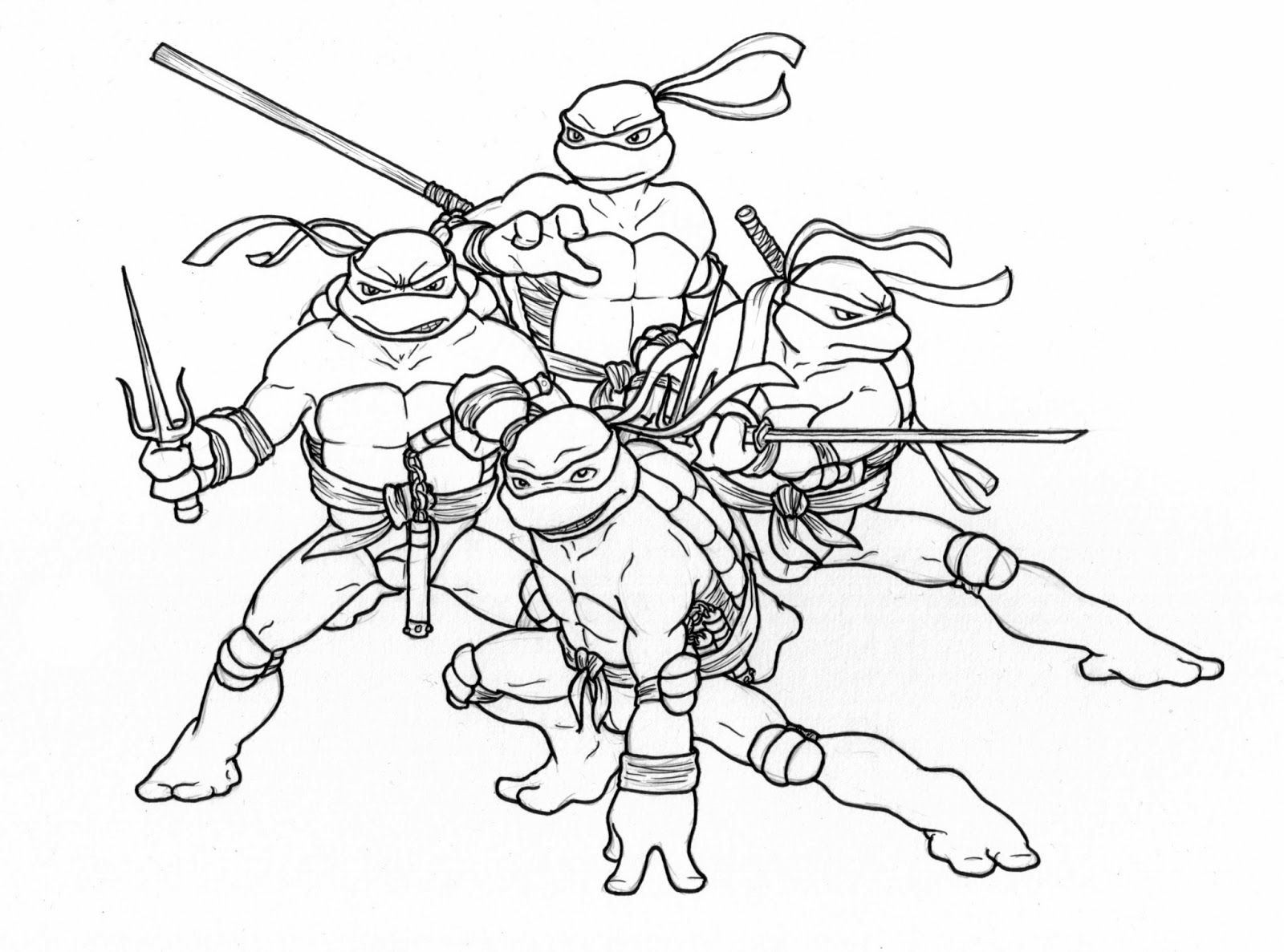 Free Printable Tmnt Coloring Pages Teenage Mutant Ninja Turtles