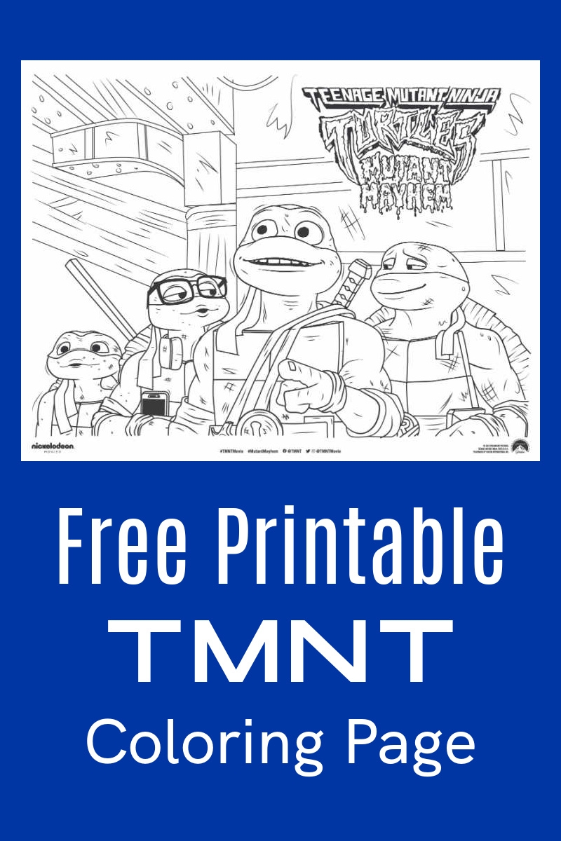 Free Printable Tmnt Coloring Pages