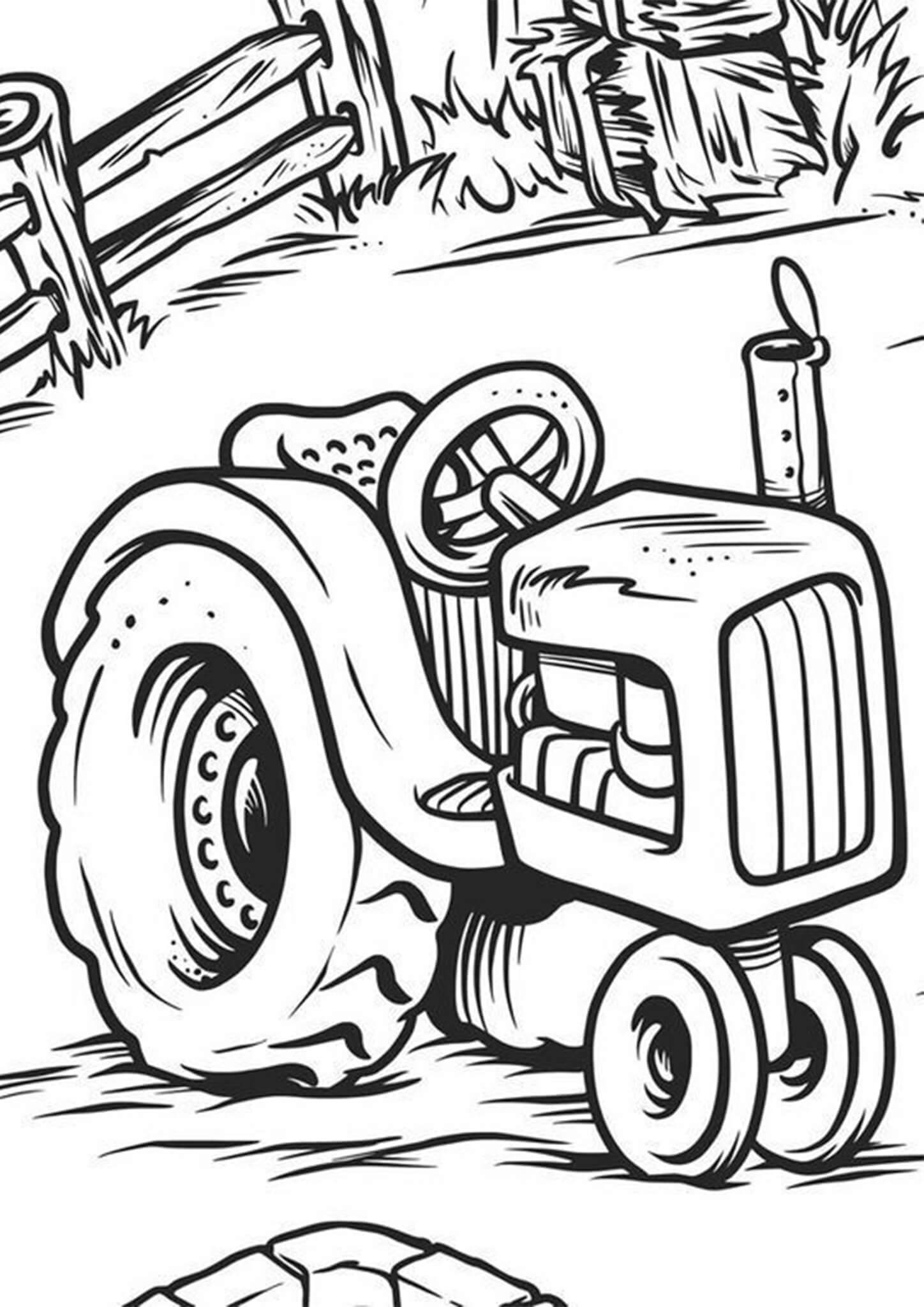 Free Printable Tractor Coloring Pages Free Printable Tractor Coloring Pages