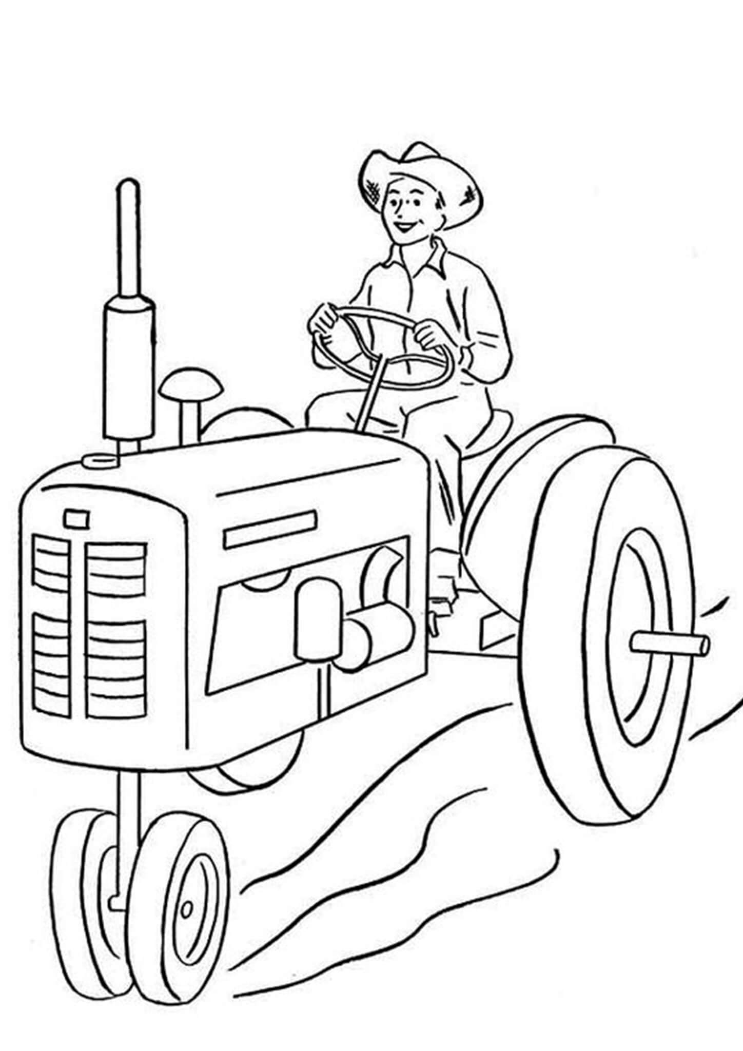 Free Printable Tractor Coloring Pages Free Printable Tractor Coloring Pages