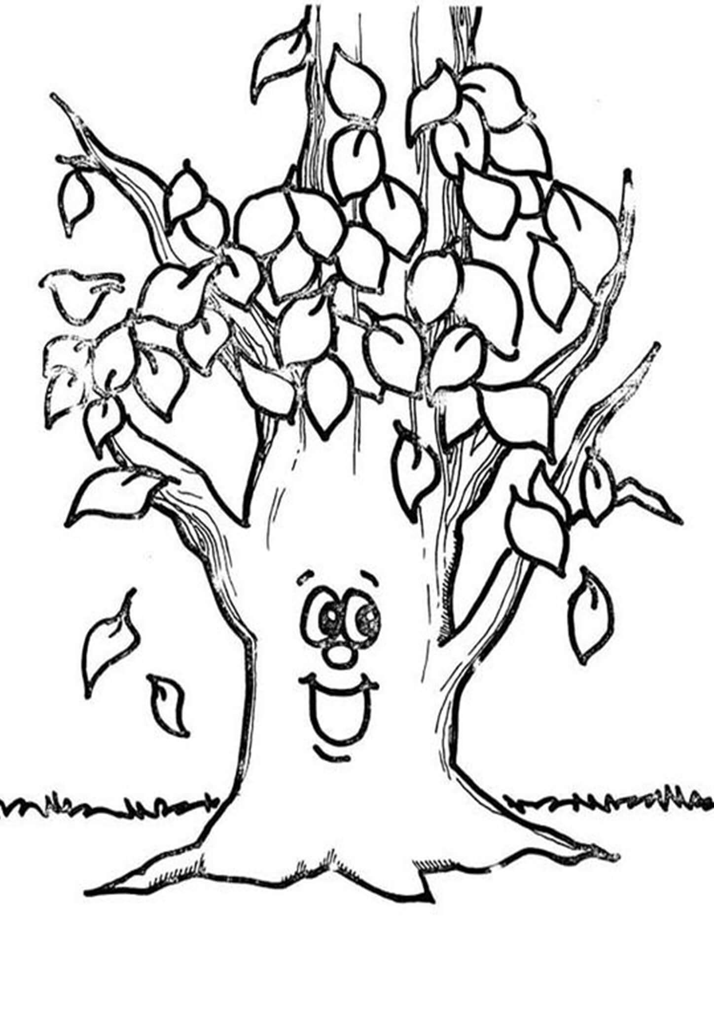 Free Printable Tree Coloring Pages Free Printable Tree Coloring Pages