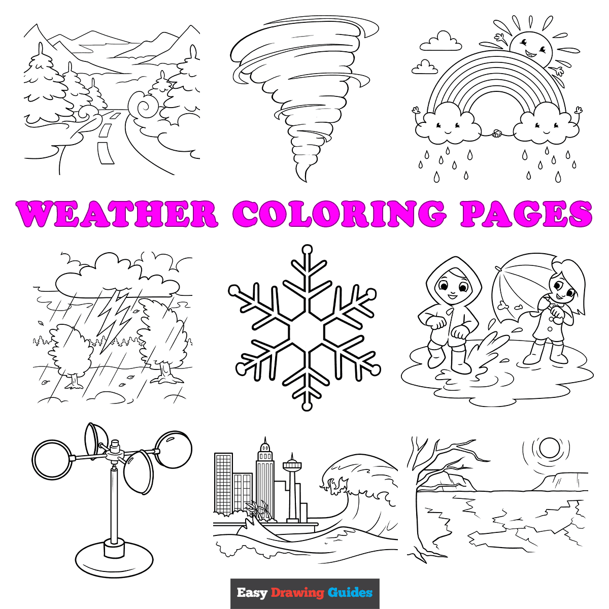 Free Printable Weather Coloring Pages For Kids Free Printable Weather Coloring Pages For Kids