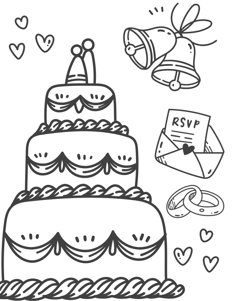 Free Printable Wedding Coloring Pages For Kids And Adults Free Printable Wedding Coloring Pages For Kids And Adults