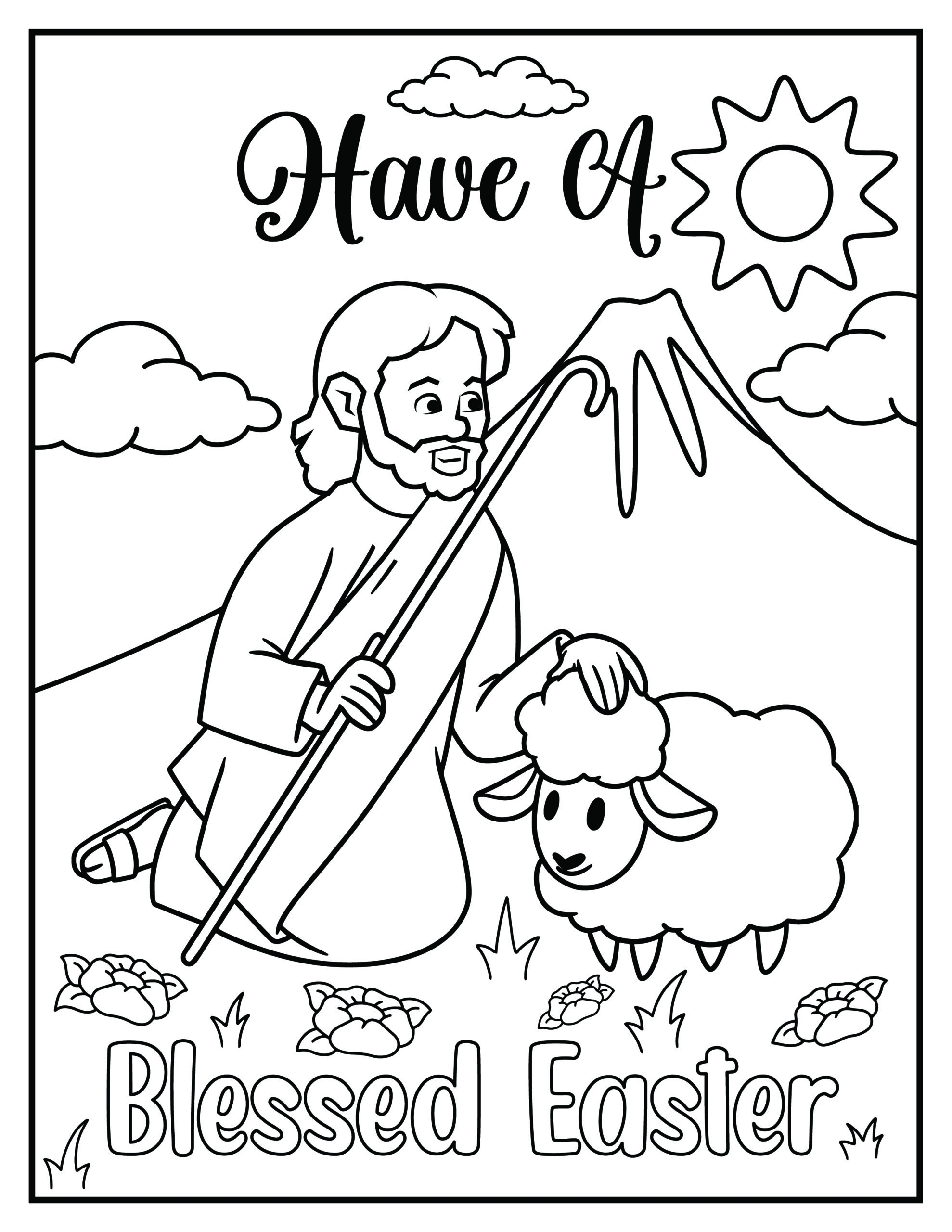 Free Religious Easter Coloring Pages 8 Printables Leap Of Faith Free Religious Easter Coloring Pages 8 Printables Leap Of Faith