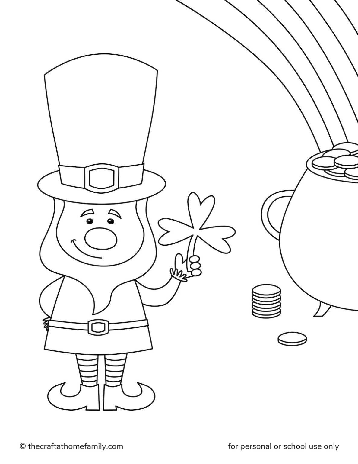 Free Saint Patrick S Day Coloring Pages The Craft At Home Family Free Saint Patrick S Day Coloring Pages The Craft At Home Family