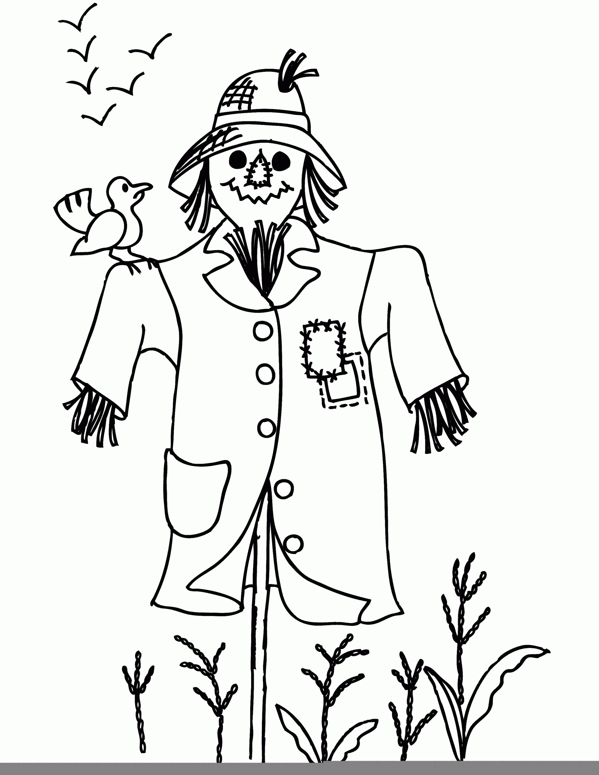 Free Scarecrow Template Printable Free Printable Free Scarecrow Template Printable Free Printable