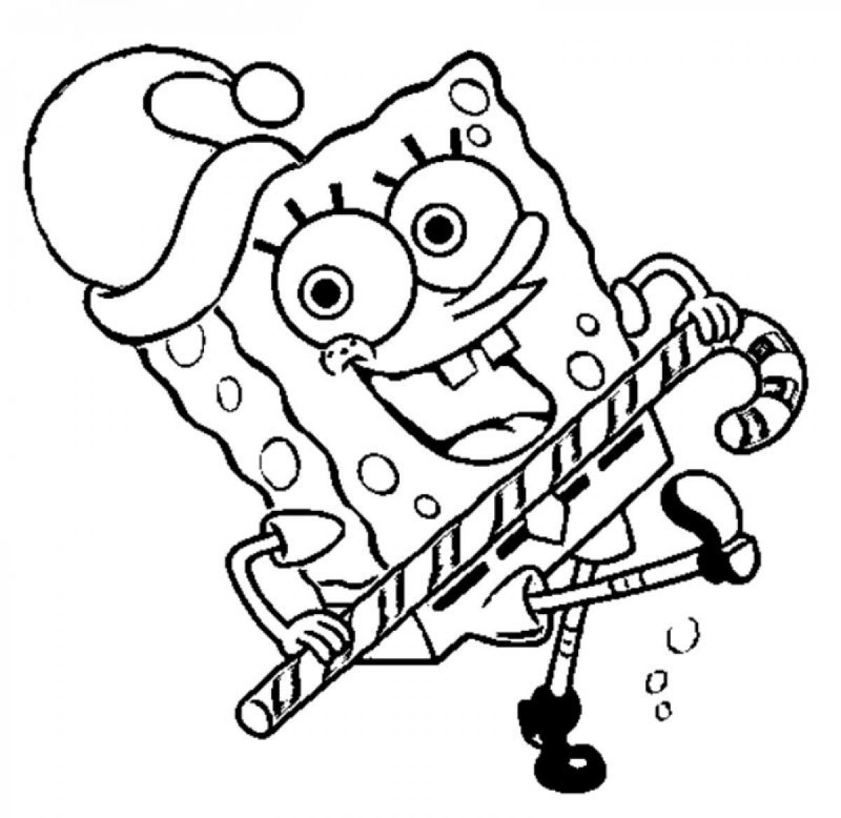 Free Spongebob Christmas Coloring Pages Free Printable Download Free Free Spongebob Christmas Coloring Pages Free Printable Download Free