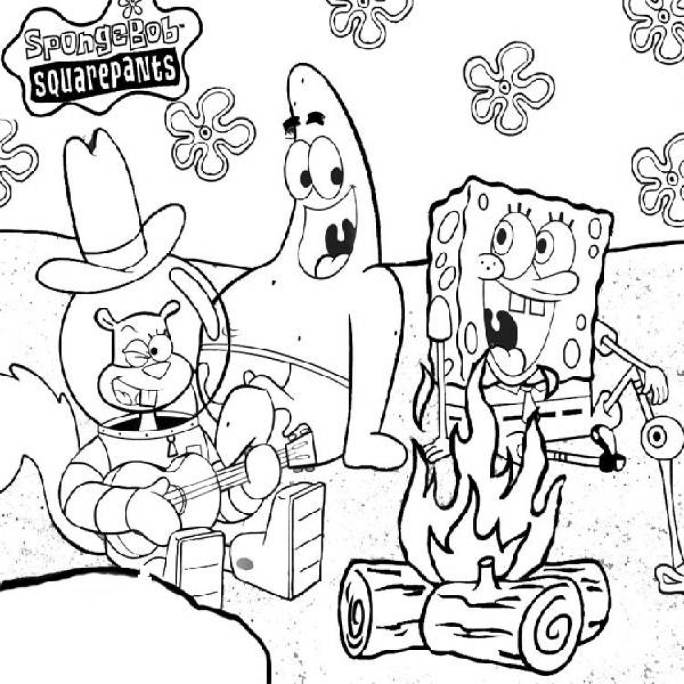 Printable Spongebob Characters Coloring Pages Printable Spongebob Characters Coloring Pages