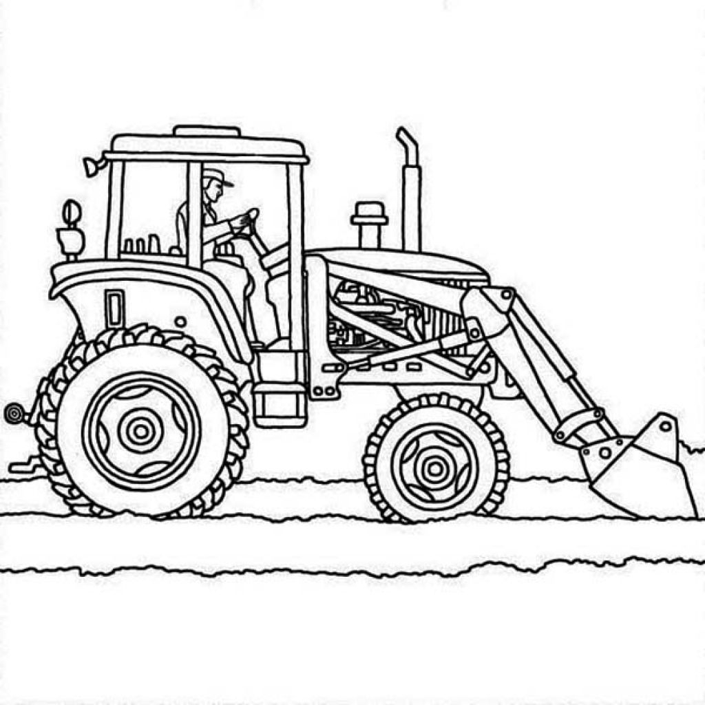Free Tractor Printable Coloring Pages Tractor Coloring Pages My XXX
