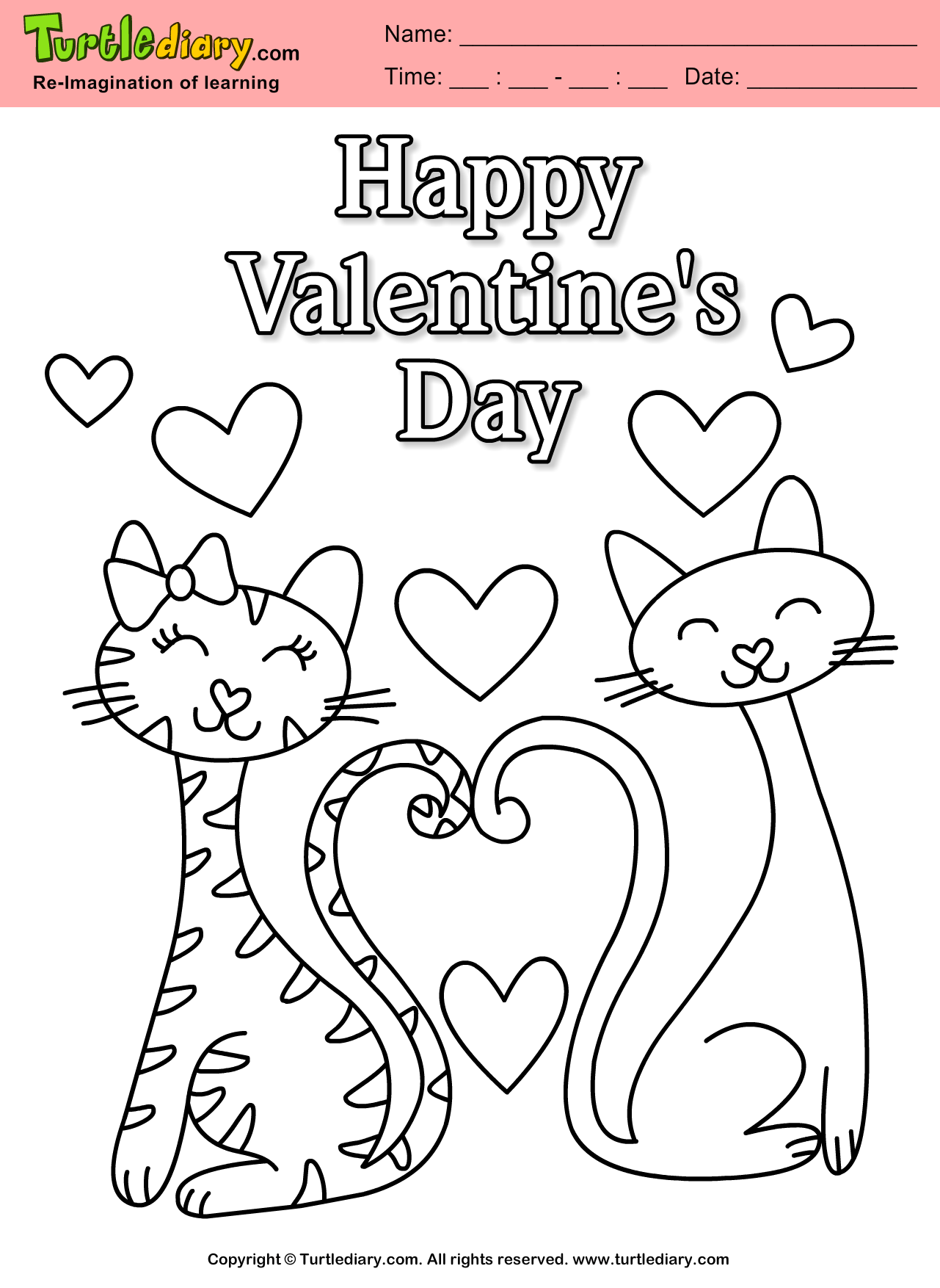 Free Valentines Coloring Pages Printable Printable Word Searches