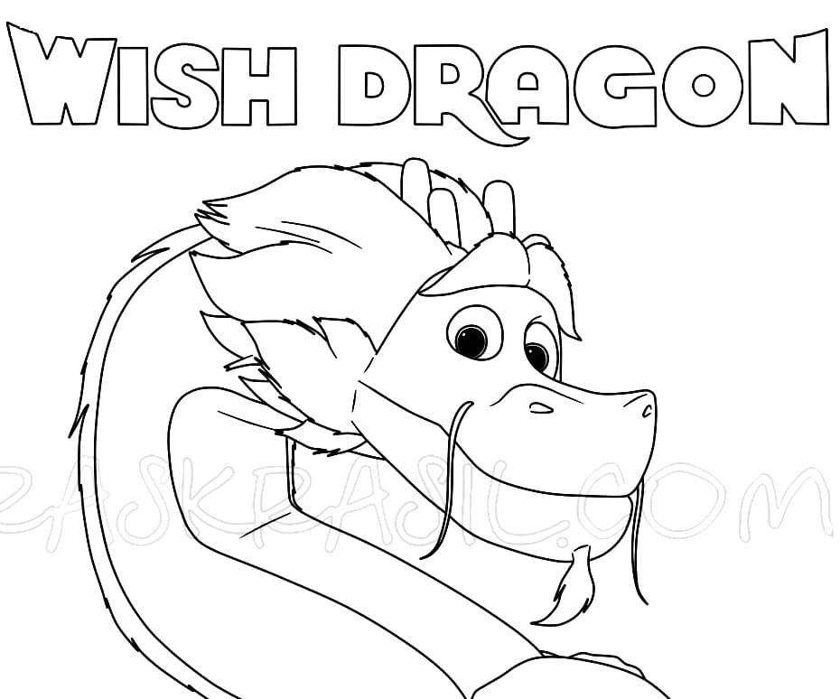 Free Wish Dragon Coloring Page Free Printable Coloring Pages For Kids