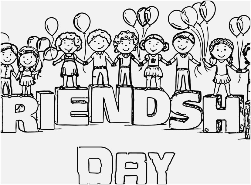 Friendship Printable Coloring Pages