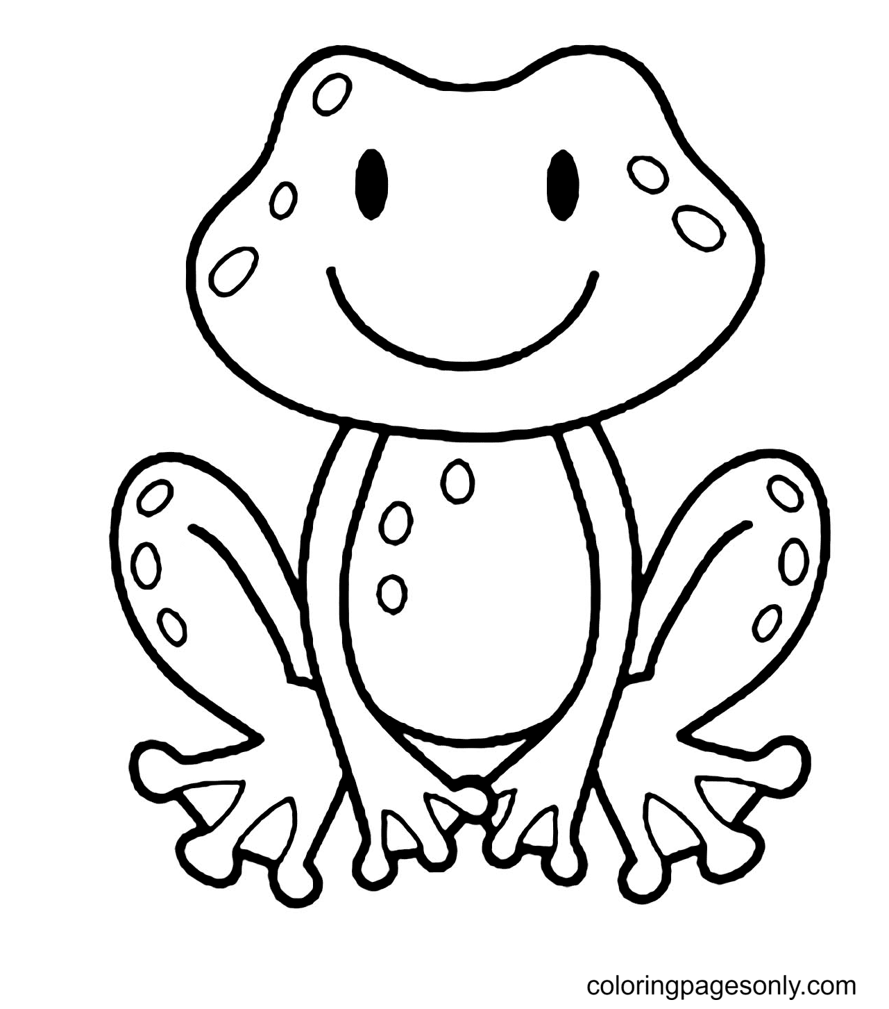 Frog Coloring Pages Printable Frog Coloring Pages Printable
