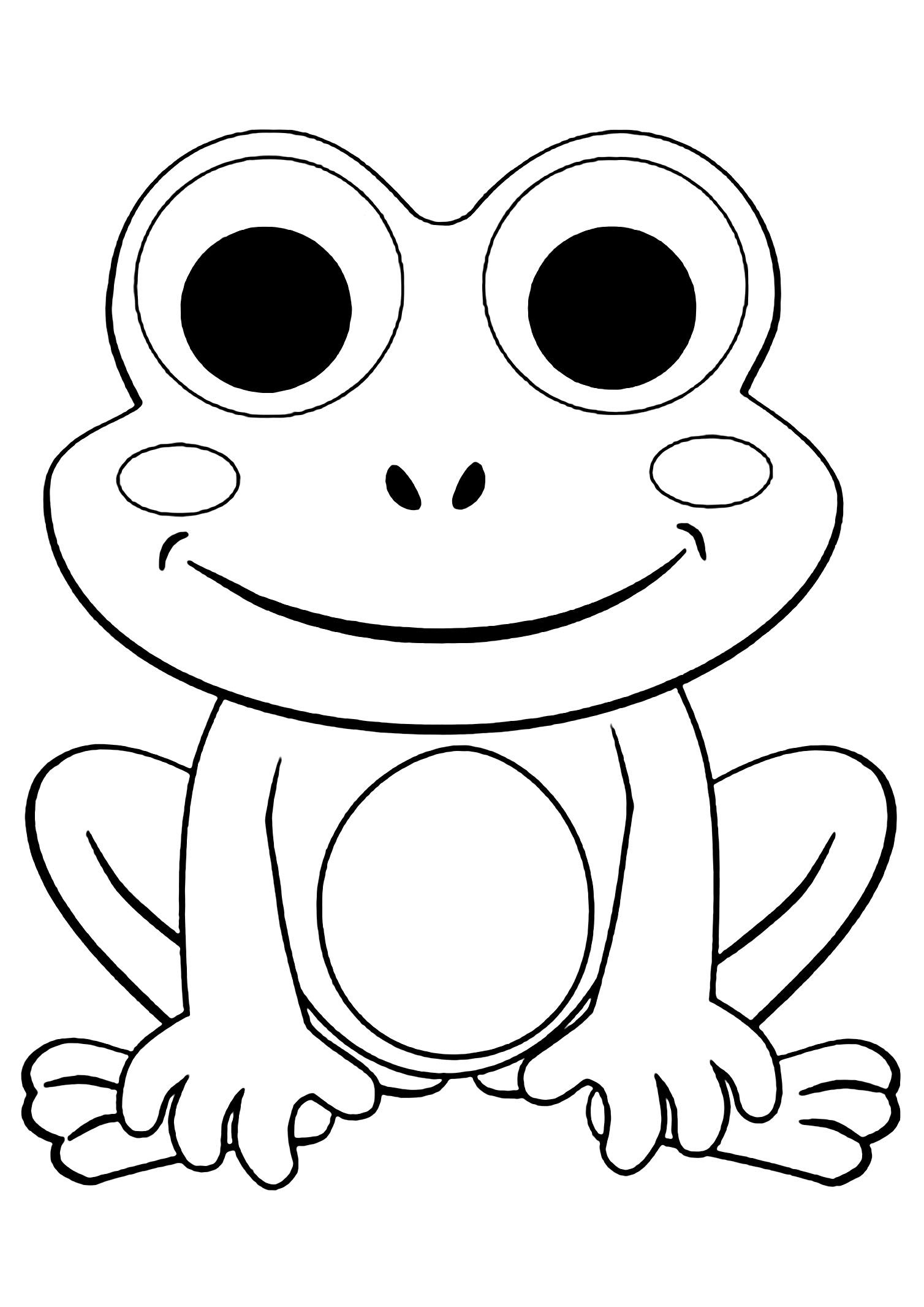 Frog Printable Coloring Pages Frog Printable Coloring Pages