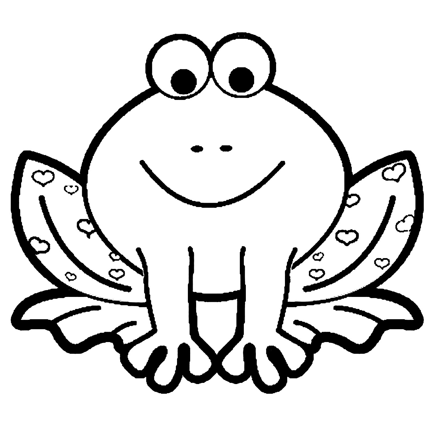 Frog Printable Coloring Pages Frog Printable Coloring Pages