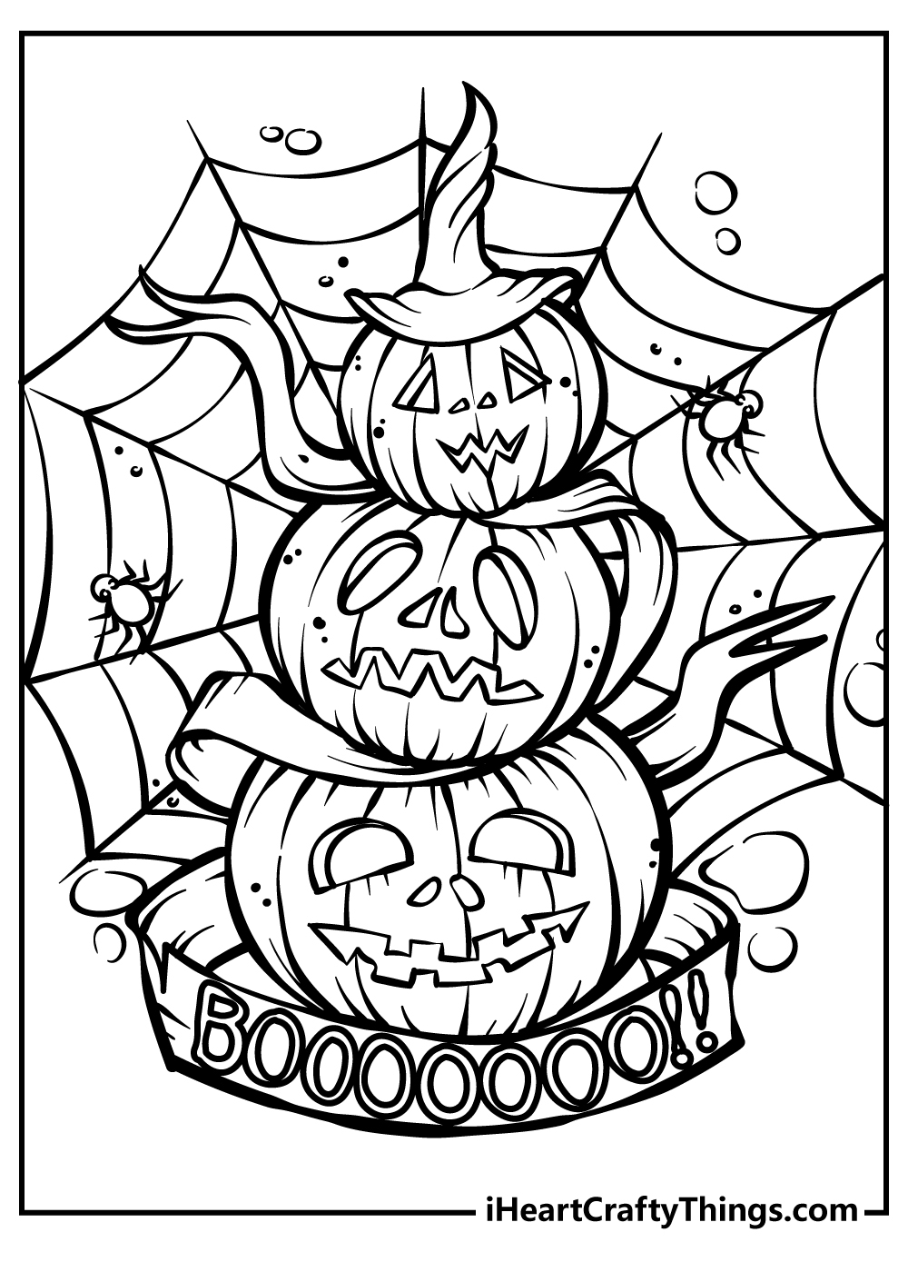 Full Page Printable Halloween Coloring Pages Full Page Printable Halloween Coloring Pages