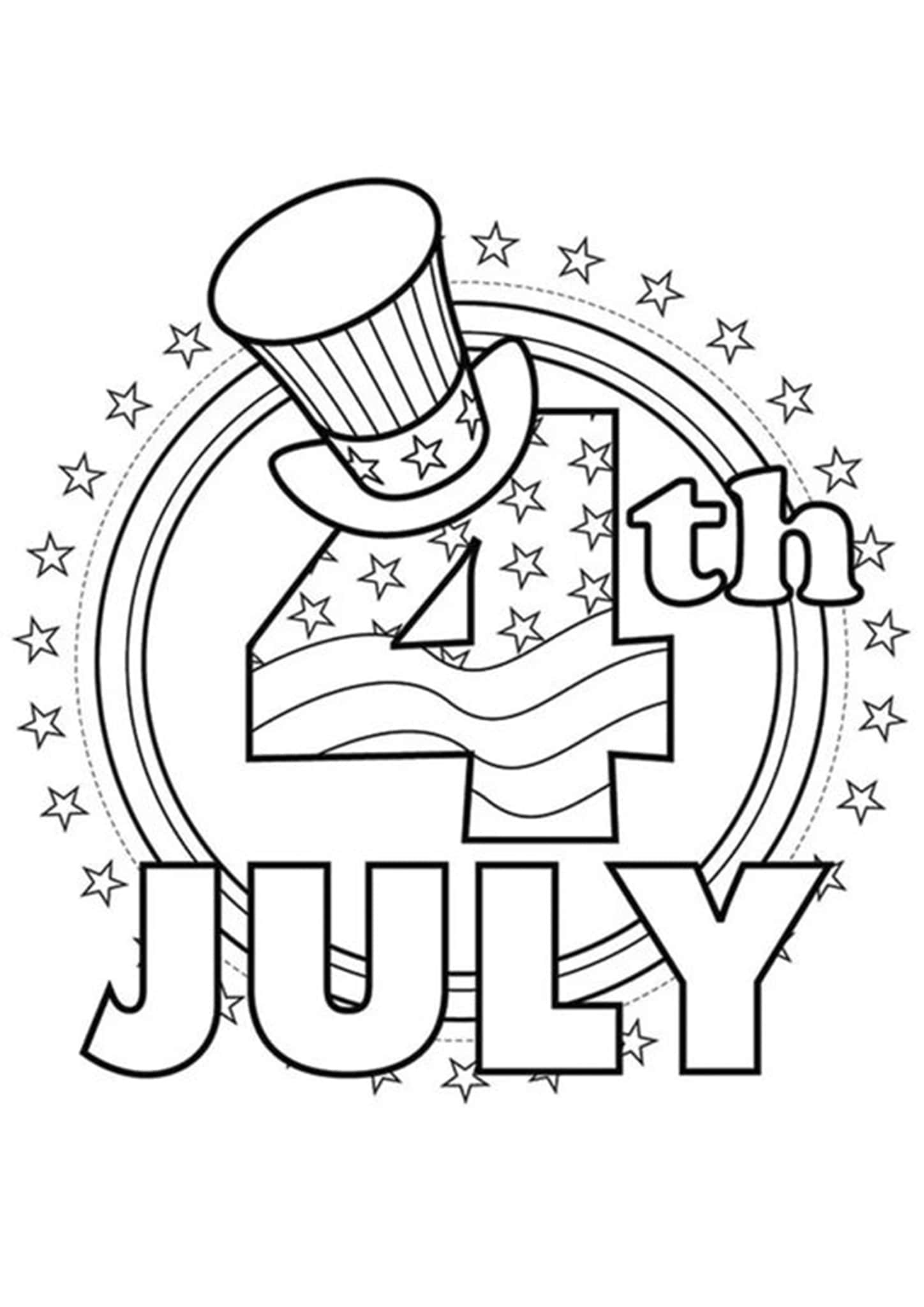 Coloring Pages 4Th Of July Printable Coloring Pages 4Th Of July Printable