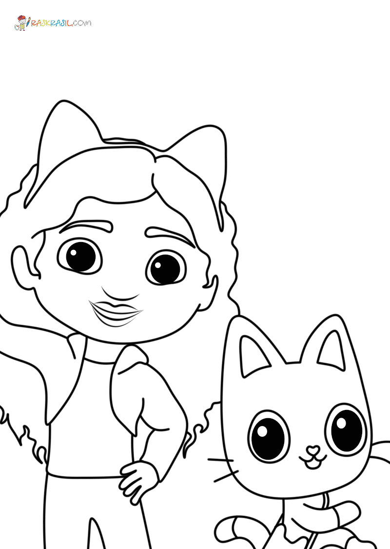 Gabby S Dollhouse Coloring Pages Printable For Free Download Gabby S Dollhouse Coloring Pages Printable For Free Download